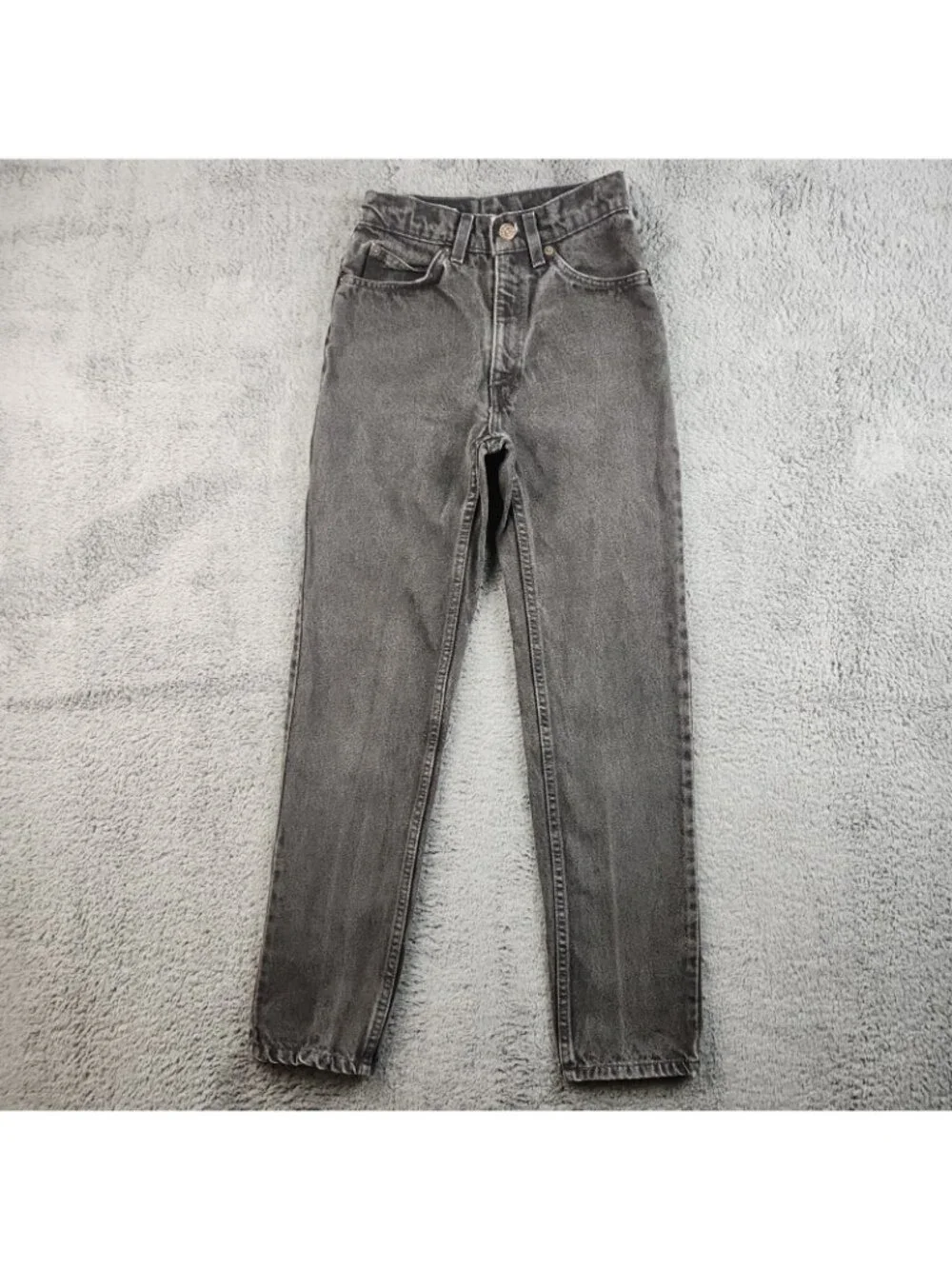 Vintage Levi's 512 Slim Fit Jeans Fit Boy's Size 14 Orange Tab 90's Straight Leg